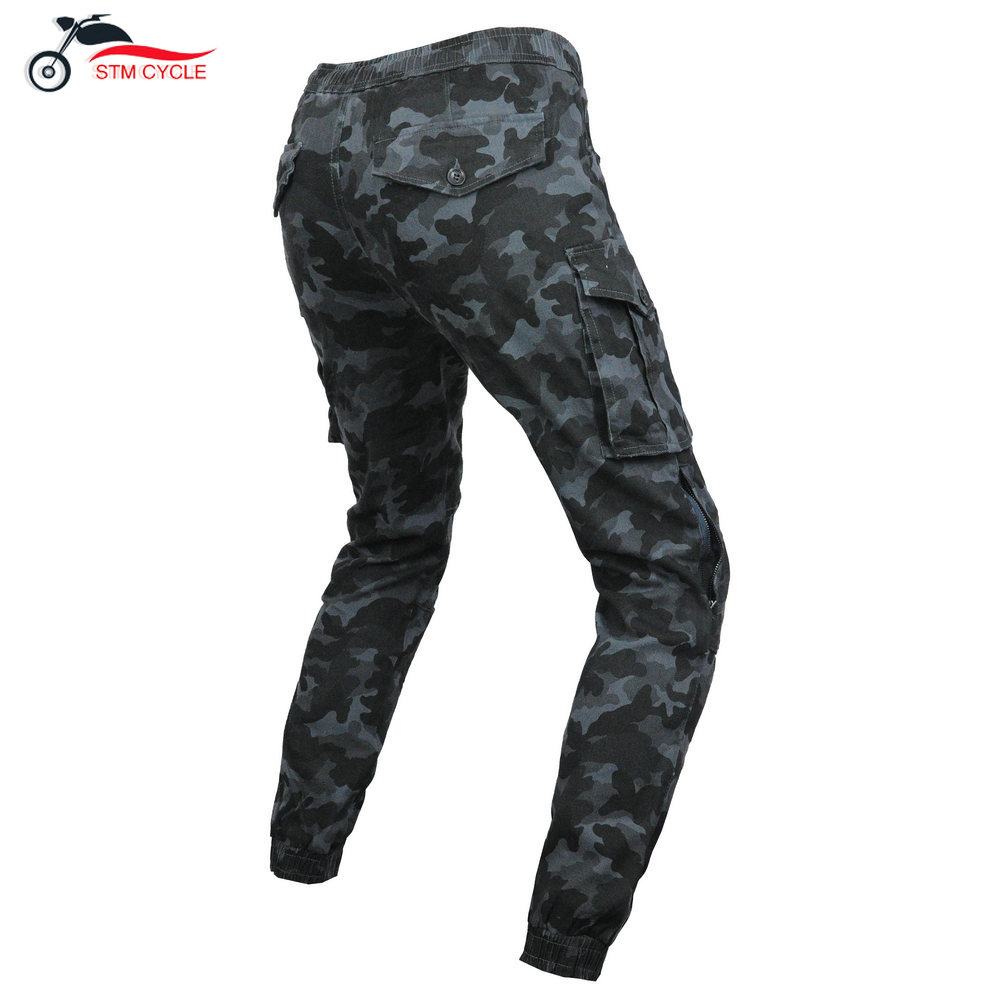 Motorcycle Gear Testing - Pantalones vaqueros de camuflaje para hombre,