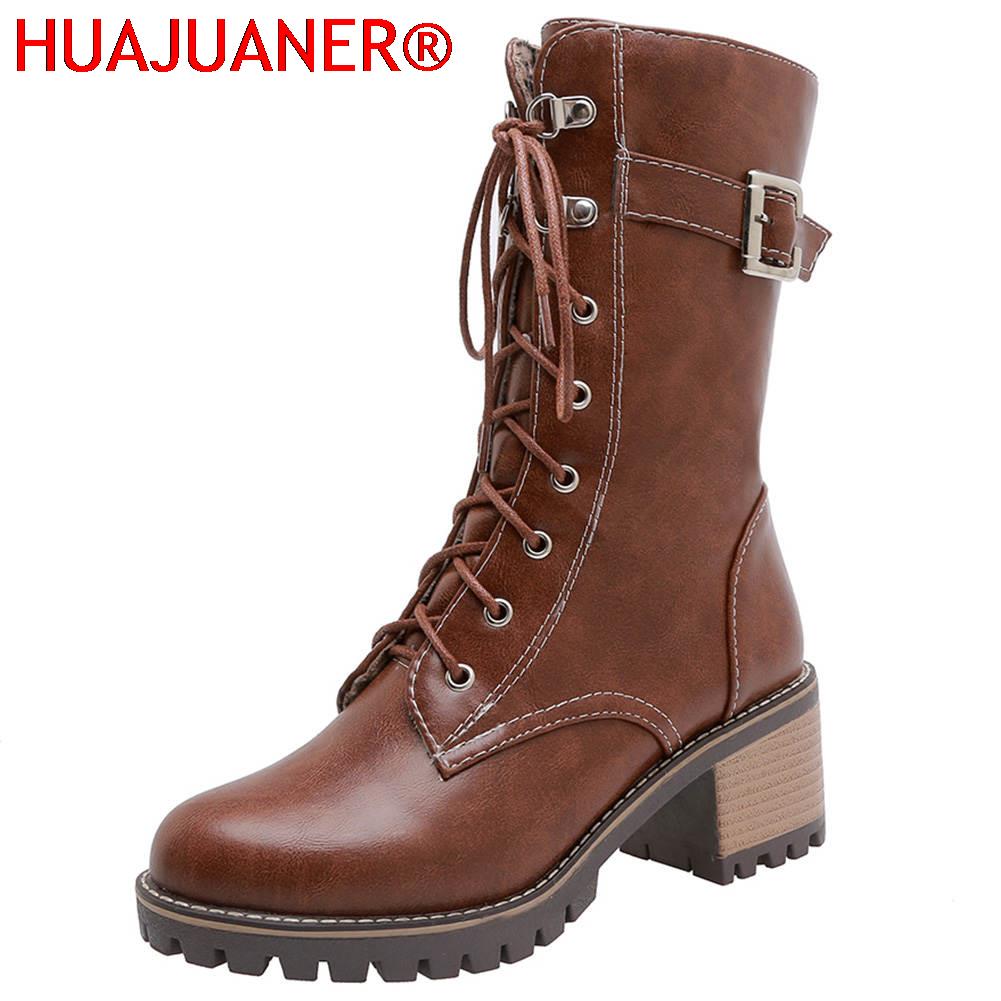 Riding Boot Short - HUAJUANER 2026 Botas de Cuero de