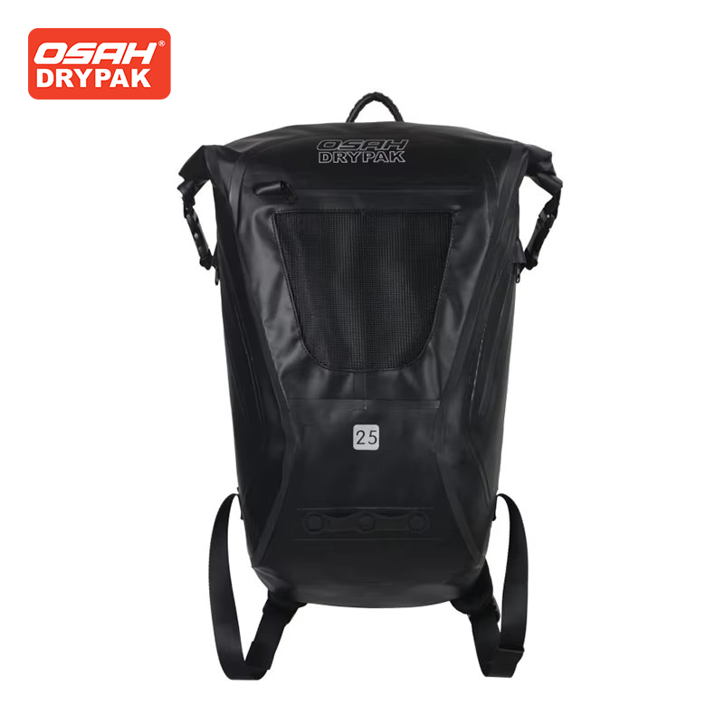 Motorcycle Gear Travel Bag - OSAH-Bolsa negra para motocicleta, mochila para