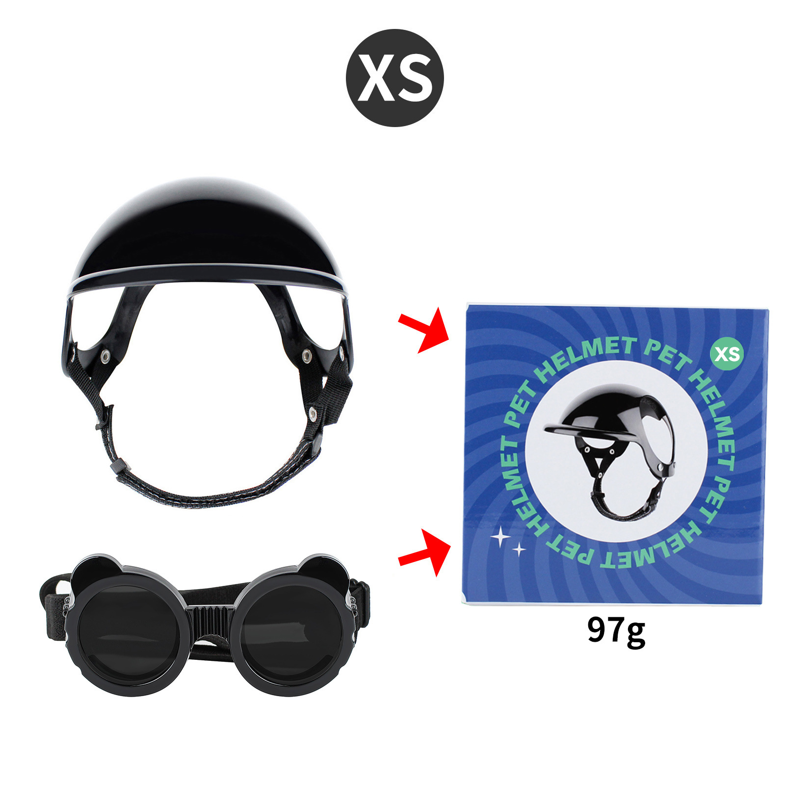 Motorcycle Gear For Dogs - Casco de Motocicleta para Gatos, Gorro