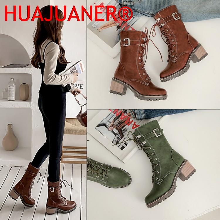 HUAJUANER 2026 Botas de Cuero  - Riding Boot Short reseña y precio