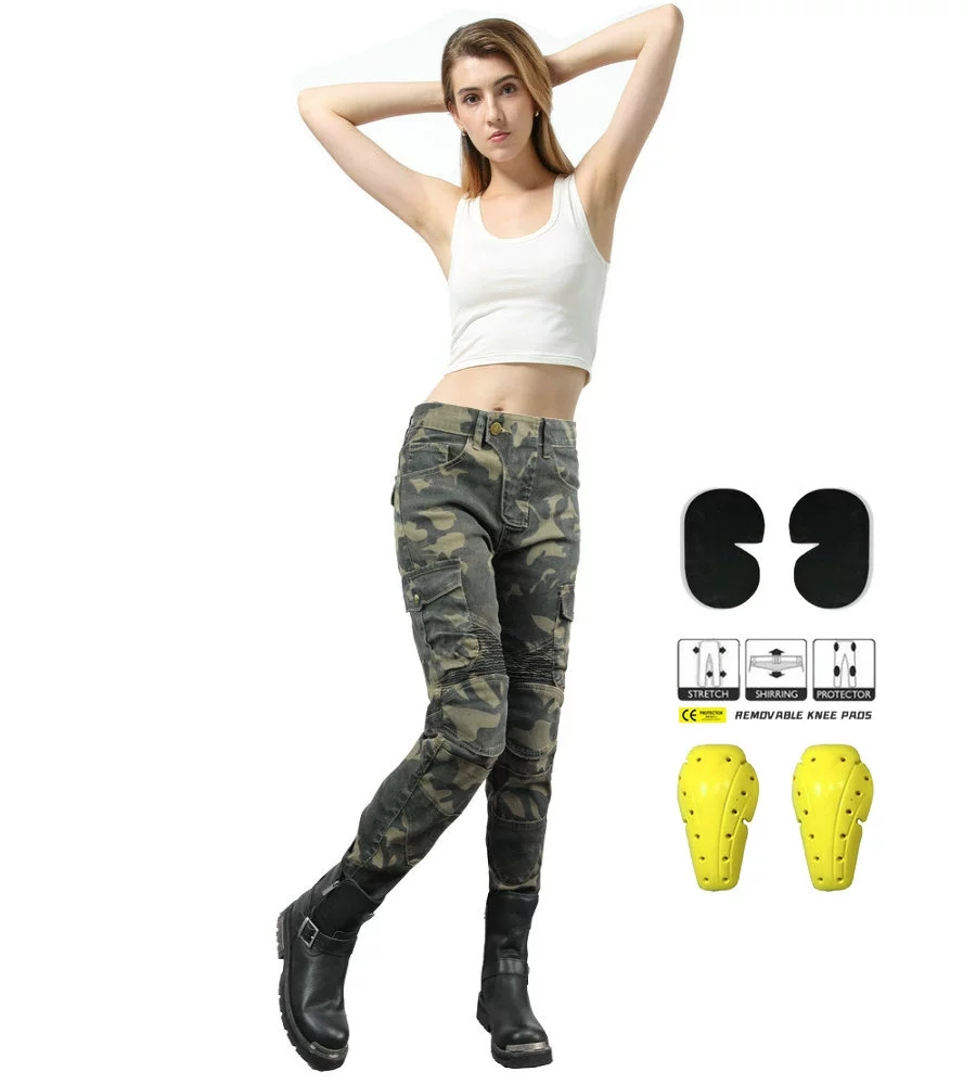 Pantalones vaqueros de camufla - Motorcycle Gear Testing reseña y precio