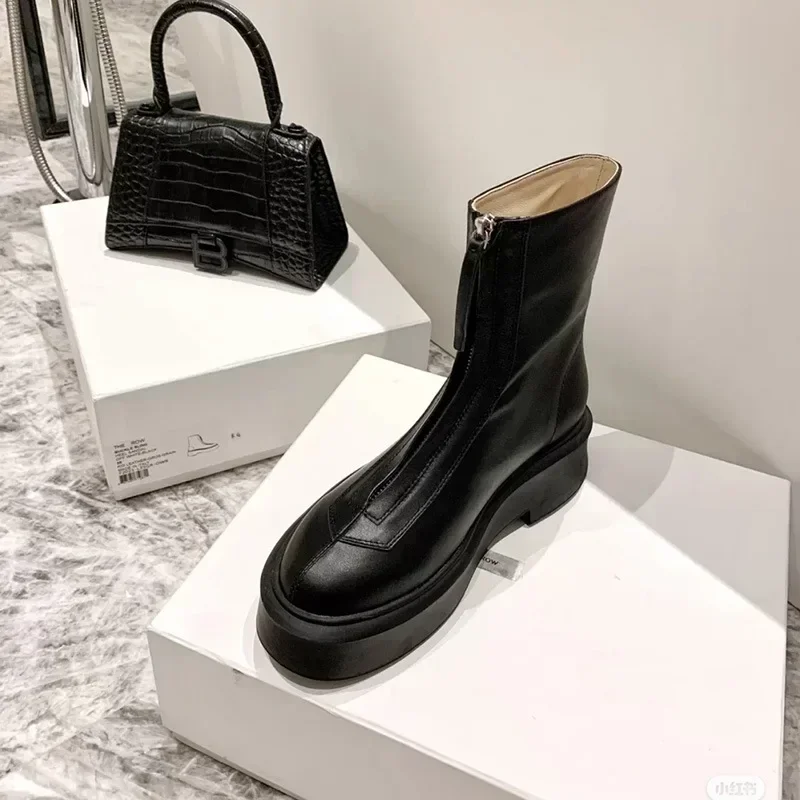 Botines de suela gruesa de cue - Riding Boot Short reseña y precio