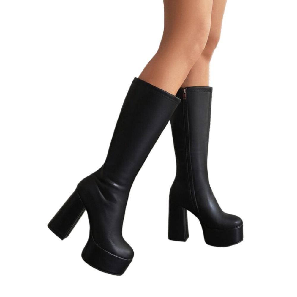 BLXQPYT botas hasta la rodilla - Riding Boot Short reseña y precio