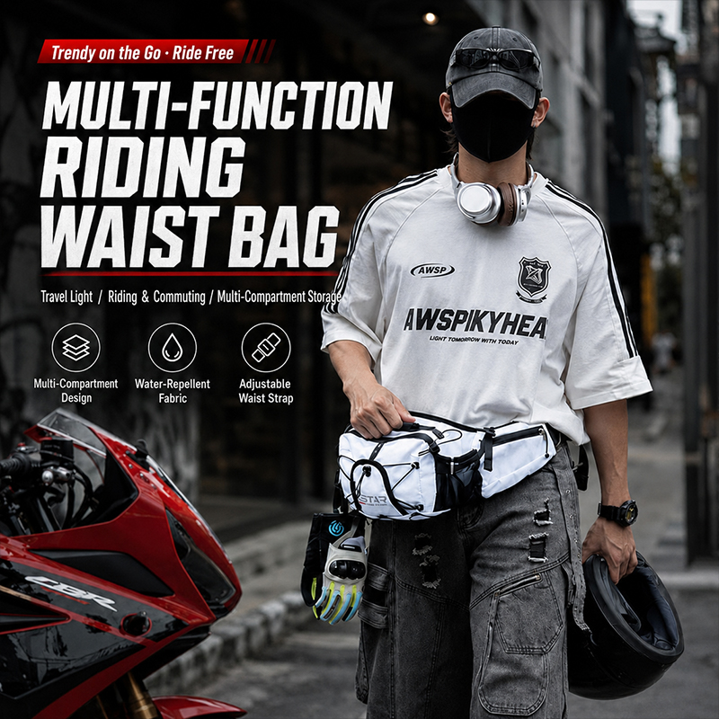 Nueva riñonera multifuncional  - Motorcycle Gear Travel Bag reseña y precio