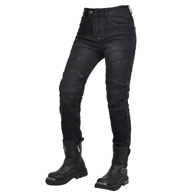 Pantalones vaqueros bordados p - Motorcycle Gear Testing reseña y precio